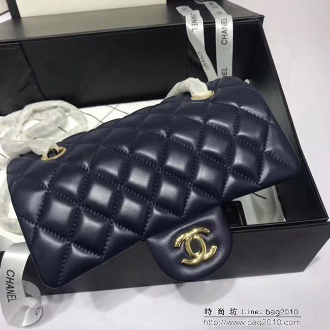 香奈兒CHANEL 升級版A1116進口小羊皮全新經典金銀鏈條肩背斜挎包 DSC1170